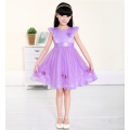 púrpura princesa applqiued vestidos mangas casquillo estilo nuevos niños modelos alibaba princesa fábrica mayorista de prendas de fiesta de año nuevo